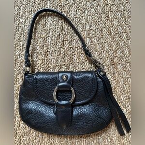 Banana Republic Black Textured Shoulder Bag
